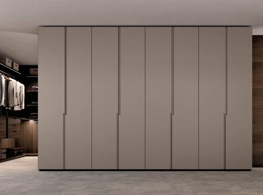 modern walk in closet