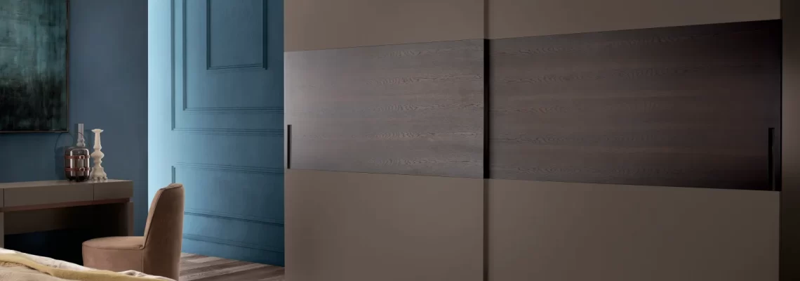 wood grain closet