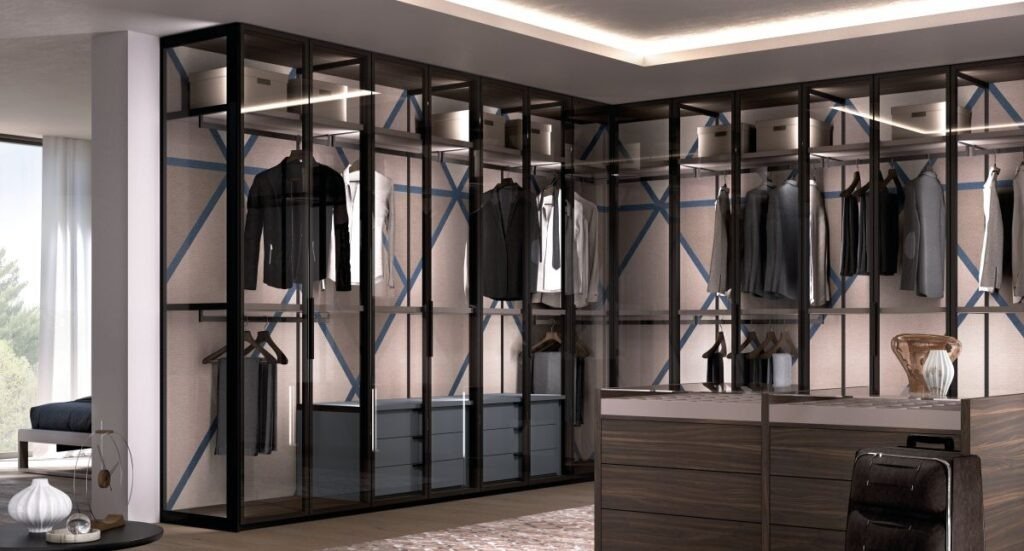 modern custom closet