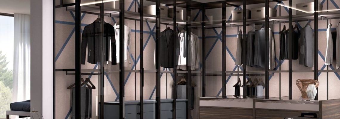 modern custom closet