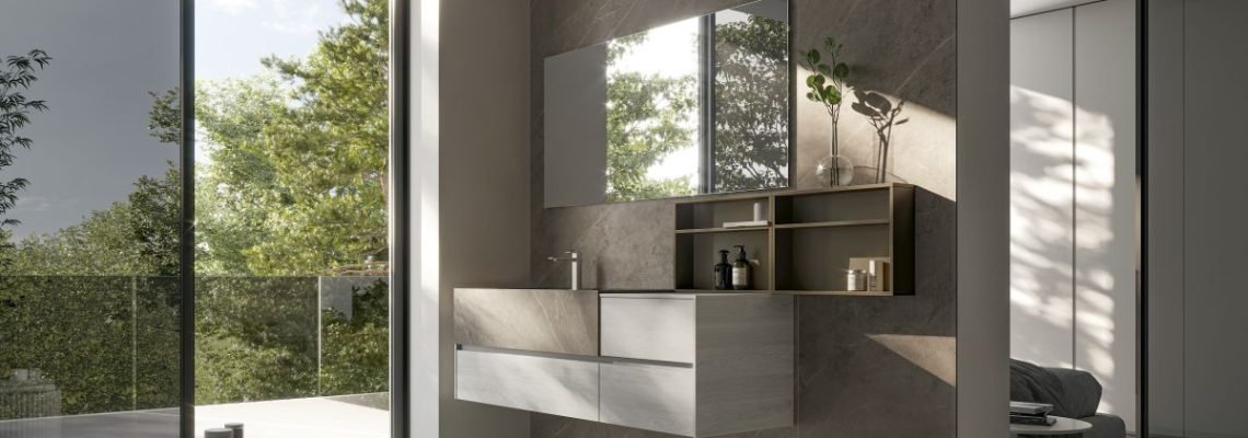 Custom European cabinetry Patrimonio Home Bathroom Design