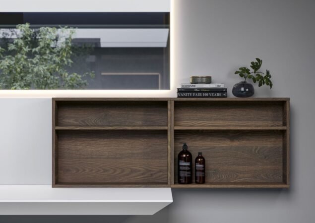 Custom bathroom cabinetry in Los Angeles Patrimonio Home