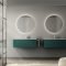Green elegant bathroom design Patrimonio Home Orange County