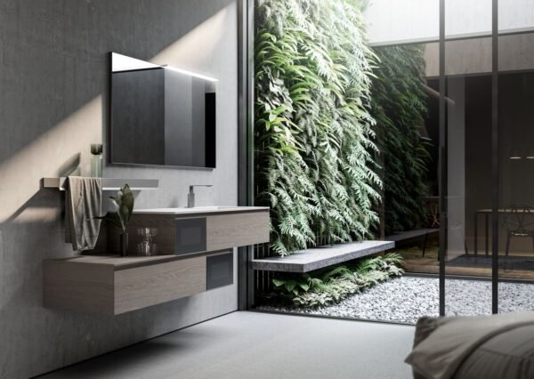 Modern design bathroom cabinets