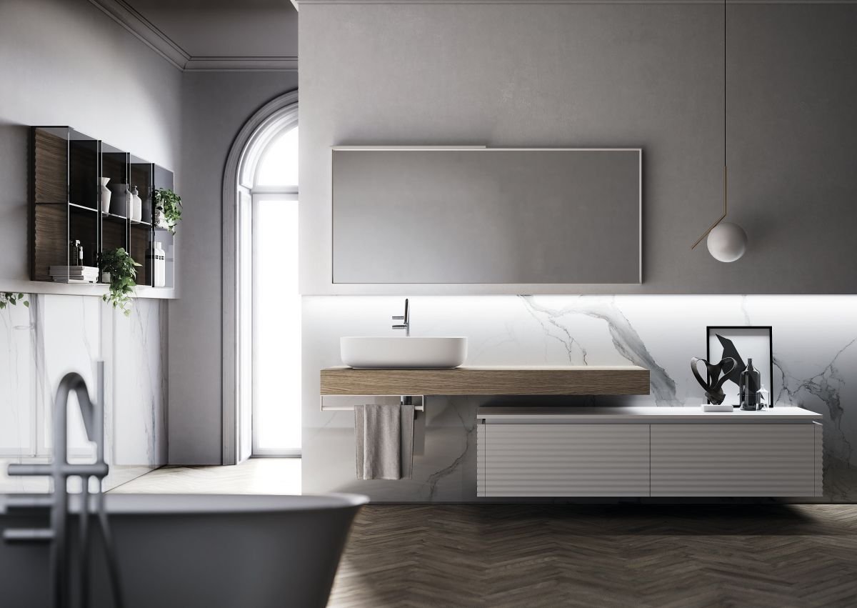White bathroom design ideas Patrimonio Home