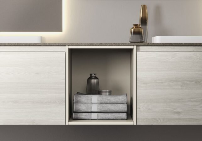 Wood bathroom cabinets Patrimonio Home Made in Italy