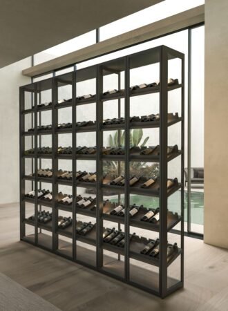 glass wine rack