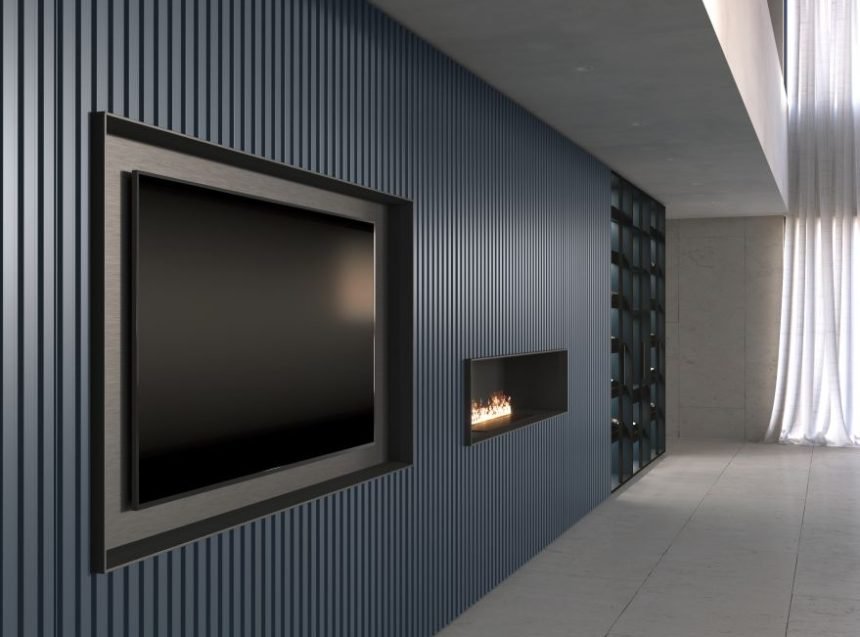 luxury home blue Entertainment system