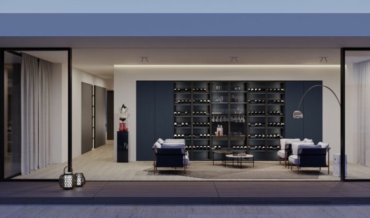 luxury wine cabinet