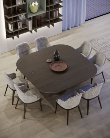 luxury wood table