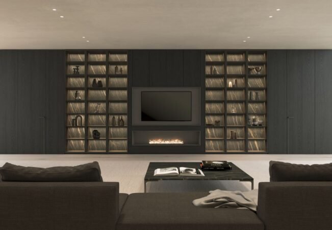 modern home entertainment system