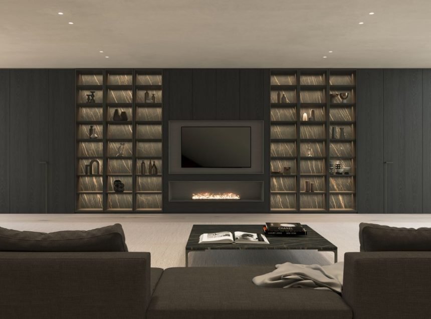 modern home entertainment system