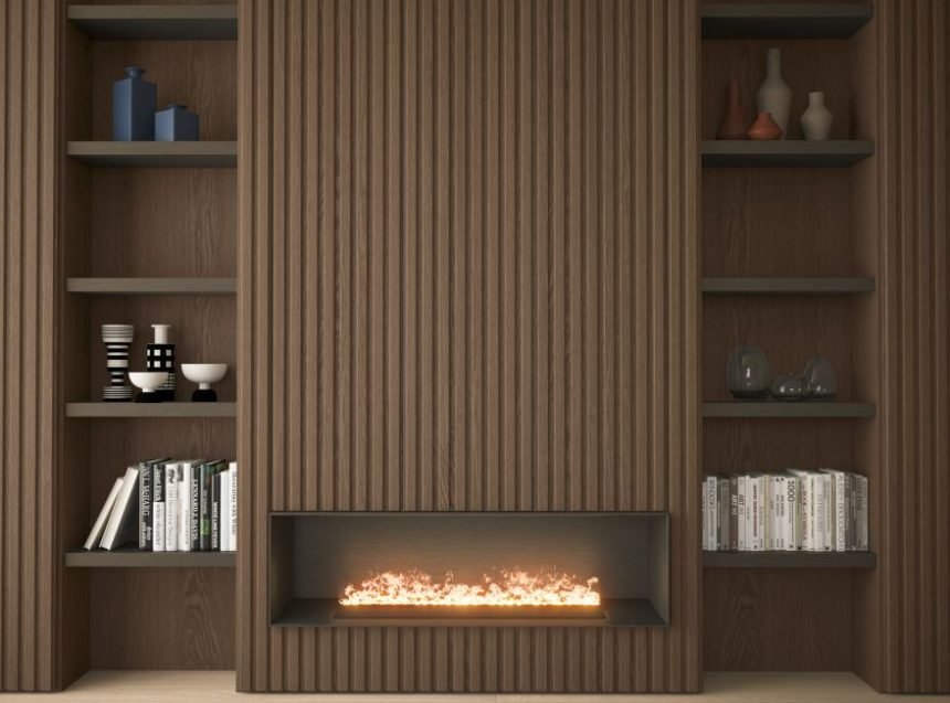 office fireplace