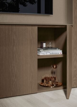 walnut cabinetry