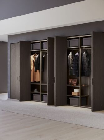 walnut luxury closets