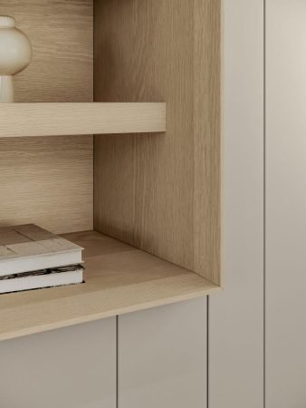 white oak book shelves